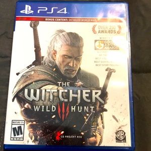PS4 game the Witcher wild hunt